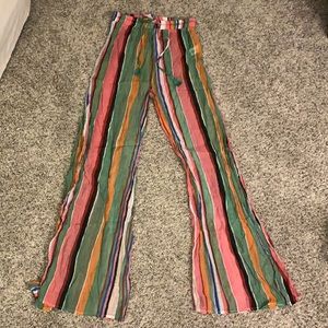 Lulu’a flared sheer pants